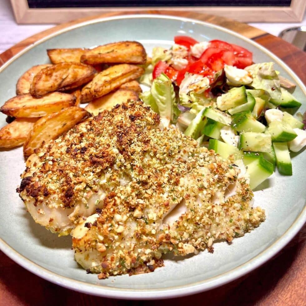 Almond, Lemon & Herb Crusted Fish - The ThermoCouple
