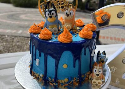 A 2 year old’s Bluey Cake